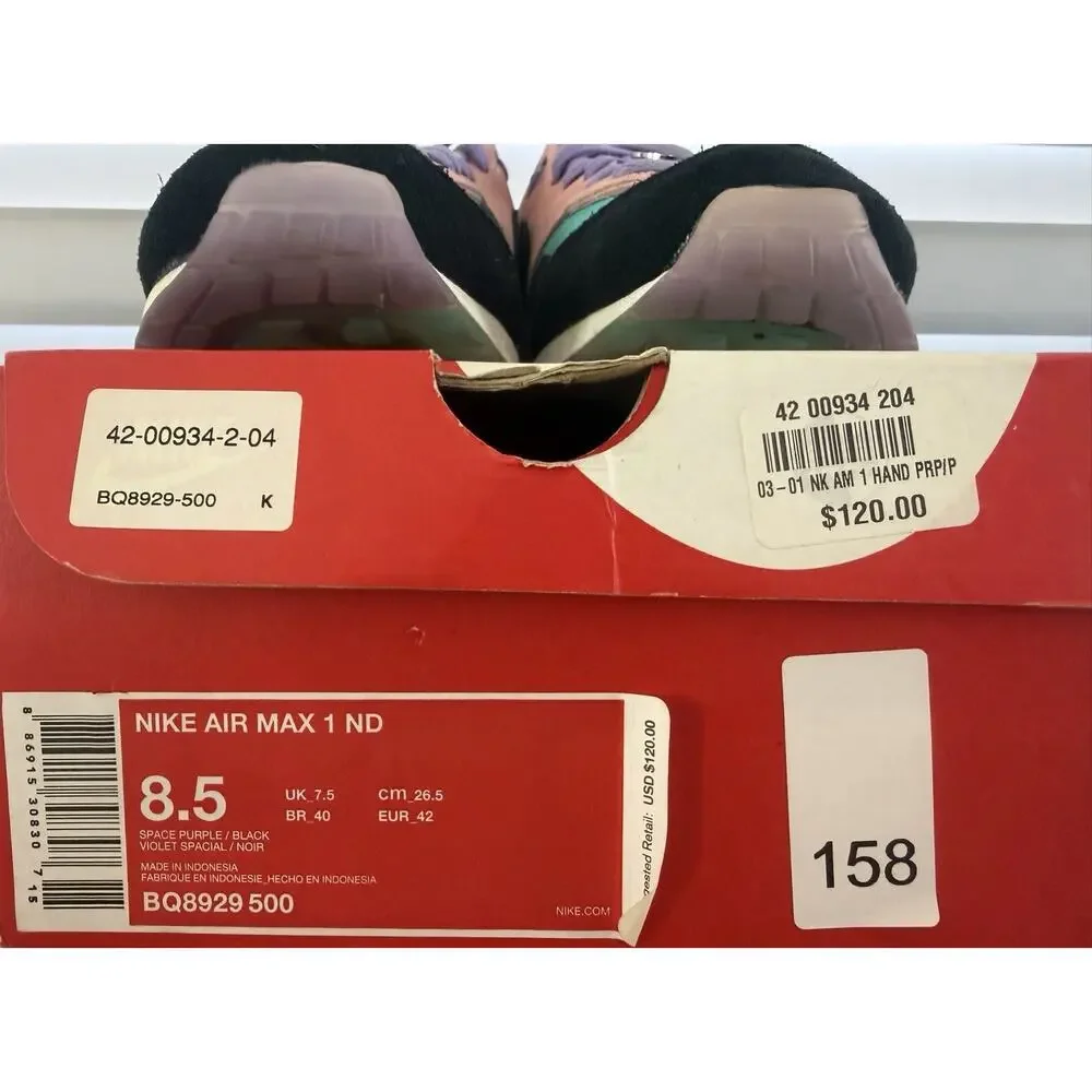 Nike Air Max 1 Have A Nice Day Multicolor BQ8929-500 Men's Size 8.5 / women 10 - Picture 14 of 15